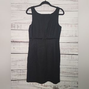 GAP S6 Black Sheath Dress Wool Blend